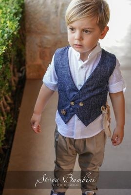 Βαπτιστικά ρούχα για αγόρι Stova Bambini SS24 B15