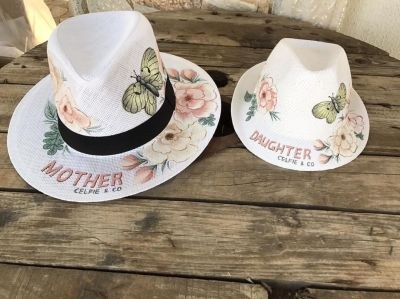 Butterfly panama hat