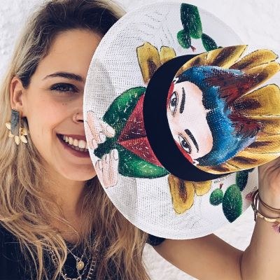 Cactus girl panama hat