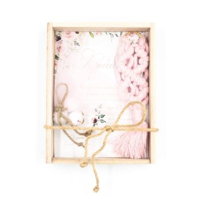 Μπομπονιέρες - Προσκλητήρια Βάπτισης Μπρελόκ , κουτί