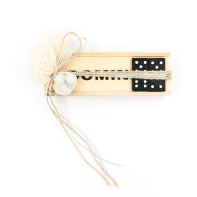 Μπομπονιέρα Βάπτισης Domino