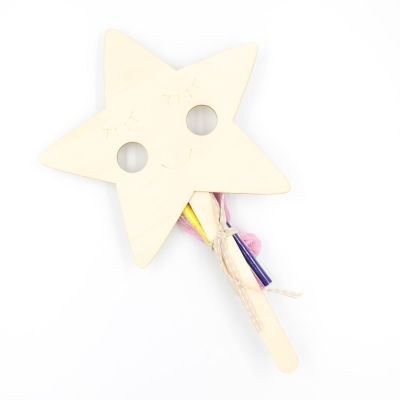 Μπομπονιέρα βάπτισης ξύλινο αστέρι