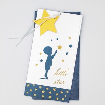 Προσκλητήρια βάπτισης Παιδί Αστέρια