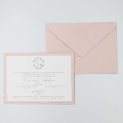 Προσκλητήρια γάμου Rose Nude