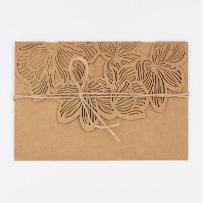 Προσκλητήρια γάμου Laser Cut