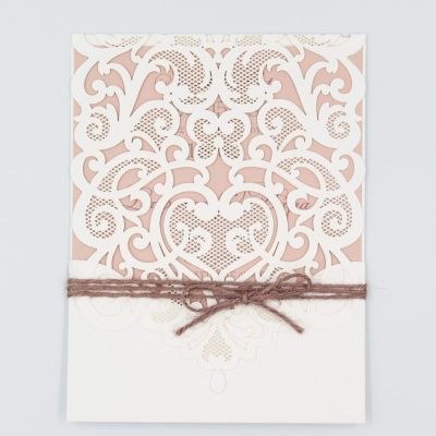 Προσκλητήρια γάμου Laser Cut