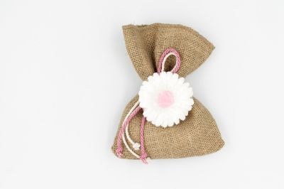 Μπομπονιέρα Βάπτισης Λουλούδι