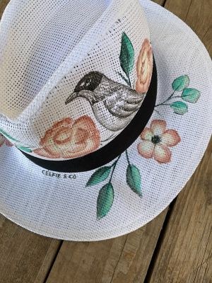 Little bird panama hat