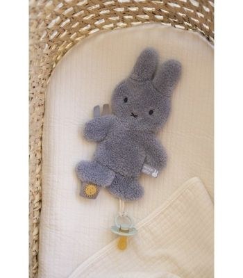Miffy Fluffy Πανάκι Παρηγοριάς με Κλιπ Πιπίλας Ραφ