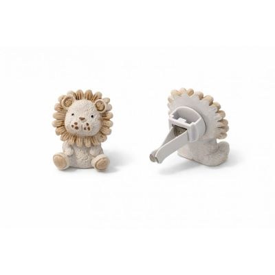 Μπομπονιέρες βάπτισης αρωματικό αυτοκινήτου λιονταράκι κεραμικό 3056