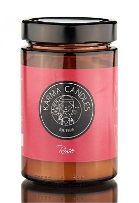 Αρωματικά κεριά σε βάζο Rose 370 ml