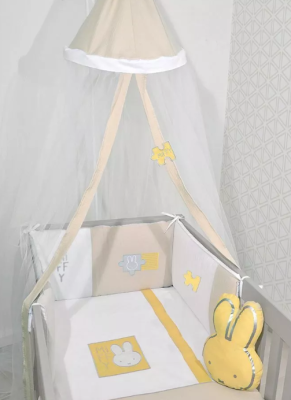 Baby Oliver Σετ Κούνιας Miffy 3τμχ Μπεζ