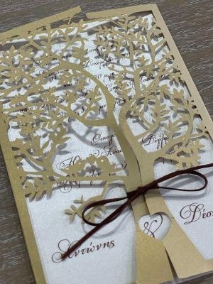 Προσκλητήρια γάμου χριστουγεννιάτικα Xmas07