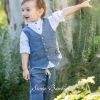 eeeeeeeeeβαπτιστικά ρούχα για αγόρι stova bambini, από τη νέα σειρά Stova Bambini, μια πιο ανάλαφρη, μοντέρνα πρόταση βάπτισης με υπέροχο μπλε blue jean γιλέκο και λευκό πουκάμισο «Mao style»