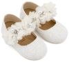 eeeeeeeeeΒαπτιστικά παπούτσια για κορίτσι από την Babywalker σε λευκό χρώμα