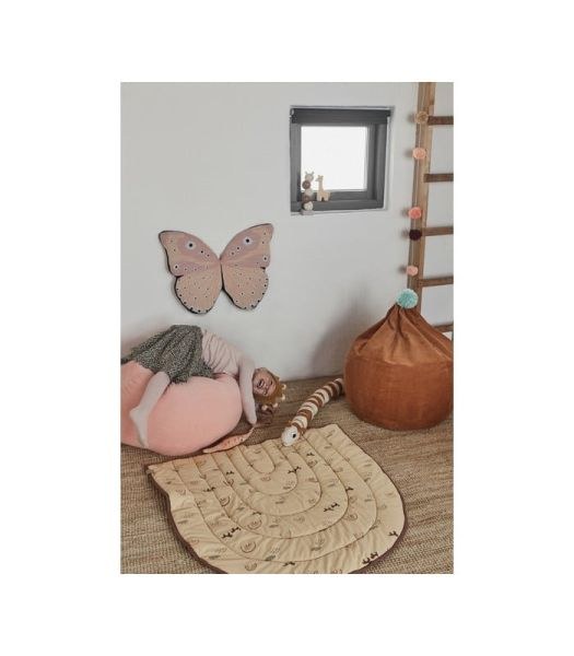 bbbbbbbbbbΥφασματινη Κουδουνιστρα Yoshi Crocodile Oyoy Οργανικο Βαμβακι