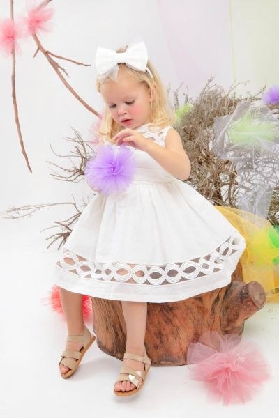 bbbbbbbbbbΒαπτιστικά ρούχα για κορίτσι Bambolino Loxandra