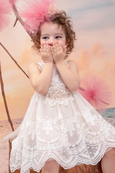 bbbbbbbbbbΒαπτιστικά ρούχα για κορίτσι Bambolino Filio