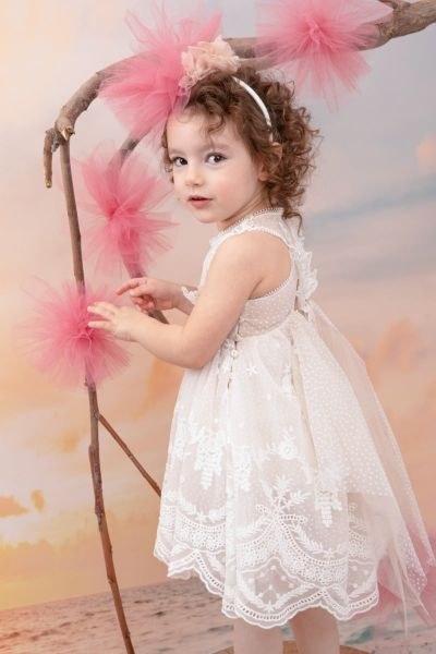 bbbbbbbbbbΒαπτιστικά ρούχα για κορίτσι Bambolino Filio