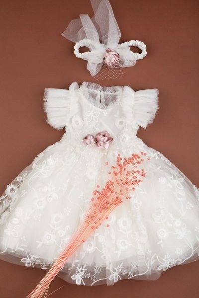 bbbbbbbbbbΧειμωνιάτικα βαπτιστικά ρούχα για κορίτσι Bambolino Aristea