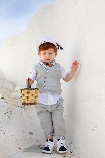 bbbbbbbbbbStock βαπτιστικά ρούχα για αγόρι Bambolino Nikiforos