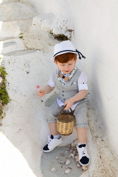 bbbbbbbbbbStock βαπτιστικά ρούχα για αγόρι Bambolino Nikiforos