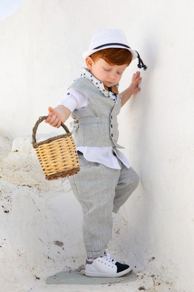 bbbbbbbbbbStock βαπτιστικά ρούχα για αγόρι Bambolino Nikiforos