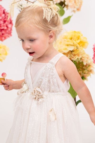 bbbbbbbbbbΒαπτιστικά ρούχα κορίτσι Bambolino Neraida