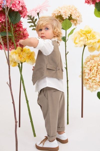 bbbbbbbbbbΒαπτιστικά ρούχα αγόρι Bambolino Emilio