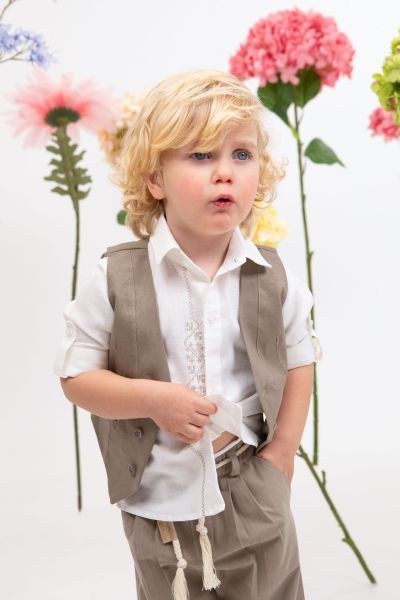 bbbbbbbbbbΒαπτιστικά ρούχα αγόρι Bambolino Emilio