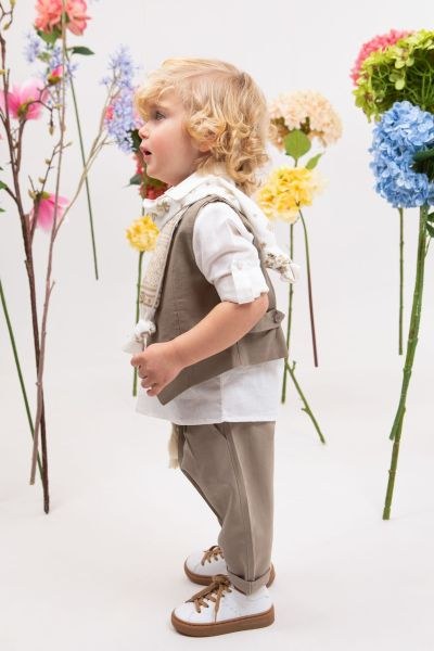 bbbbbbbbbbΒαπτιστικά ρούχα αγόρι Bambolino Emilio