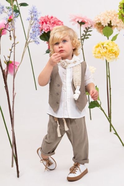 bbbbbbbbbbΒαπτιστικά ρούχα αγόρι Bambolino Emilio