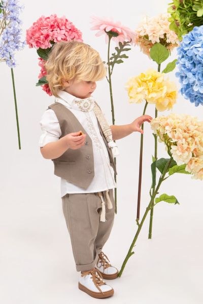 bbbbbbbbbbΒαπτιστικά ρούχα αγόρι Bambolino Emilio