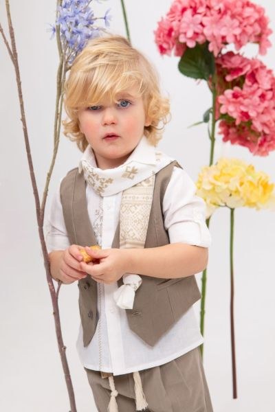 bbbbbbbbbbΒαπτιστικά ρούχα αγόρι Bambolino Emilio