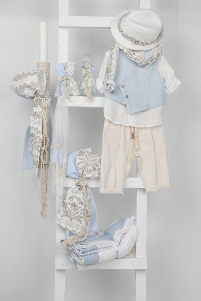 bbbbbbbbbbΒαπτιστικά ρούχα αγόρι Bambolino Emerson