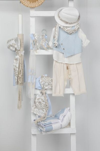 bbbbbbbbbbΒαπτιστικά ρούχα αγόρι Bambolino Emerson