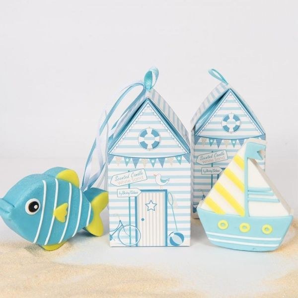 bbbbbbbbbbΚερί σπιτάκι με θέμα παραλία σιέλ