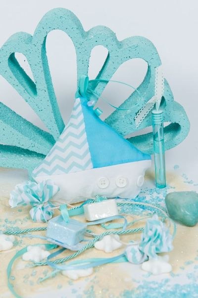 bbbbbbbbbbΚρεμαστό Υφασμάτινο Καραβάκι Με Σαπουνάκια