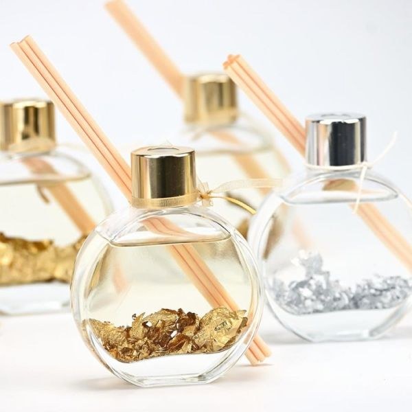 bbbbbbbbbbΜπομπονιέρες βάπτισης αρωματικό χώρου με φύλλα χρυσού 60γρ Soap Tales