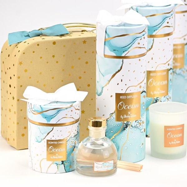 bbbbbbbbbbΜπομπονιέρες βάπτισης κερί ocean