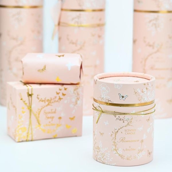 bbbbbbbbbbΜπομπονιέρες βάπτισης κερί Romance