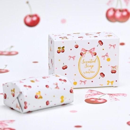 bbbbbbbbbbΜπομπονιέρες βάπτισης κερί Soap Tales Σαπούνι cherry bloom 100gr