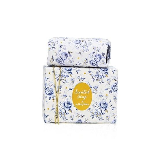 bbbbbbbbbbΜπομπονιέρες βάπτισης κερί Soap Tales Σαπούνι small blue flowers 100gr