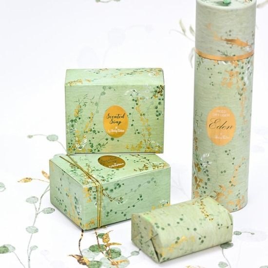 bbbbbbbbbbΜπομπονιέρες βάπτισης κερί Soap Tales Σαπούνι eden 100gr