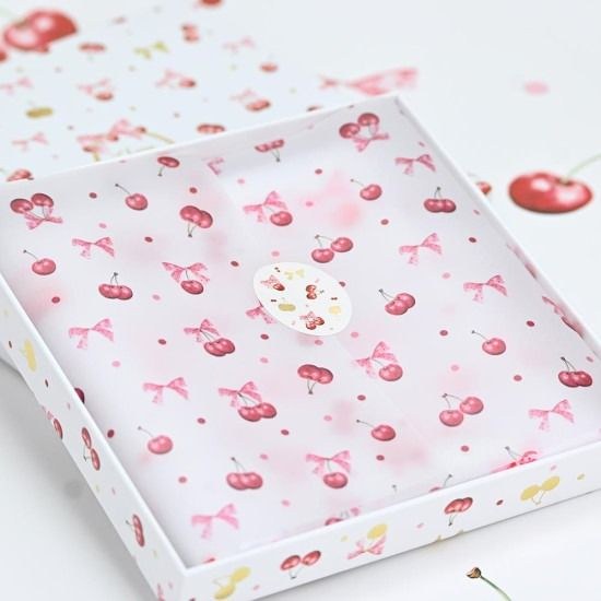 bbbbbbbbbbΜπομπονιέρες βάπτισης μαντίλι cherry bloom Soap Tales