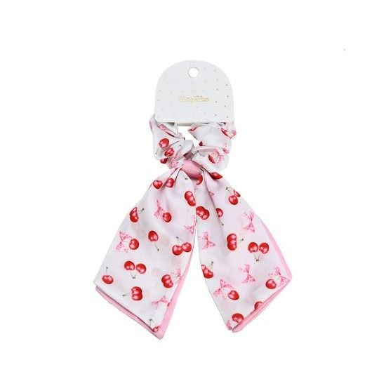 bbbbbbbbbbΜπομπονιέρες βάπτισης scrunchie με μαντίλι cherry bloom Soap Tales