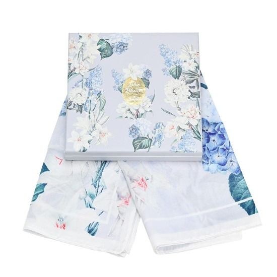 bbbbbbbbbbΜπομπονιέρες βάπτισης μαντίλι blue blossom Soap Tales