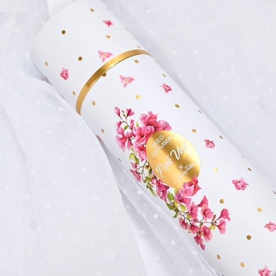 bbbbbbbbbbΜπομπονιέρες βάπτισης αρωματικό χώρου pink veil 50ml