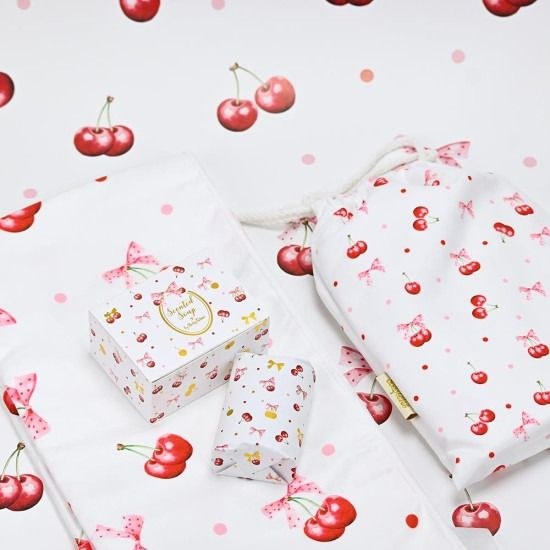 bbbbbbbbbbΜπομπονιέρες βάπτισης κερί Soap Tales Σαπούνι cherry bloom 100gr