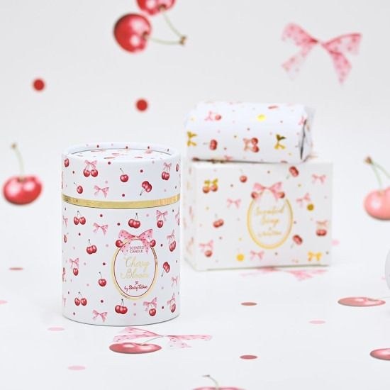 bbbbbbbbbbΜπομπονιέρες βάπτισης κερί Soap Tales Σαπούνι cherry bloom 100gr